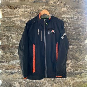 Reebok Philadelphia Flyers NHL Center Vented Jacket/Windbreaker- Size Men’s S